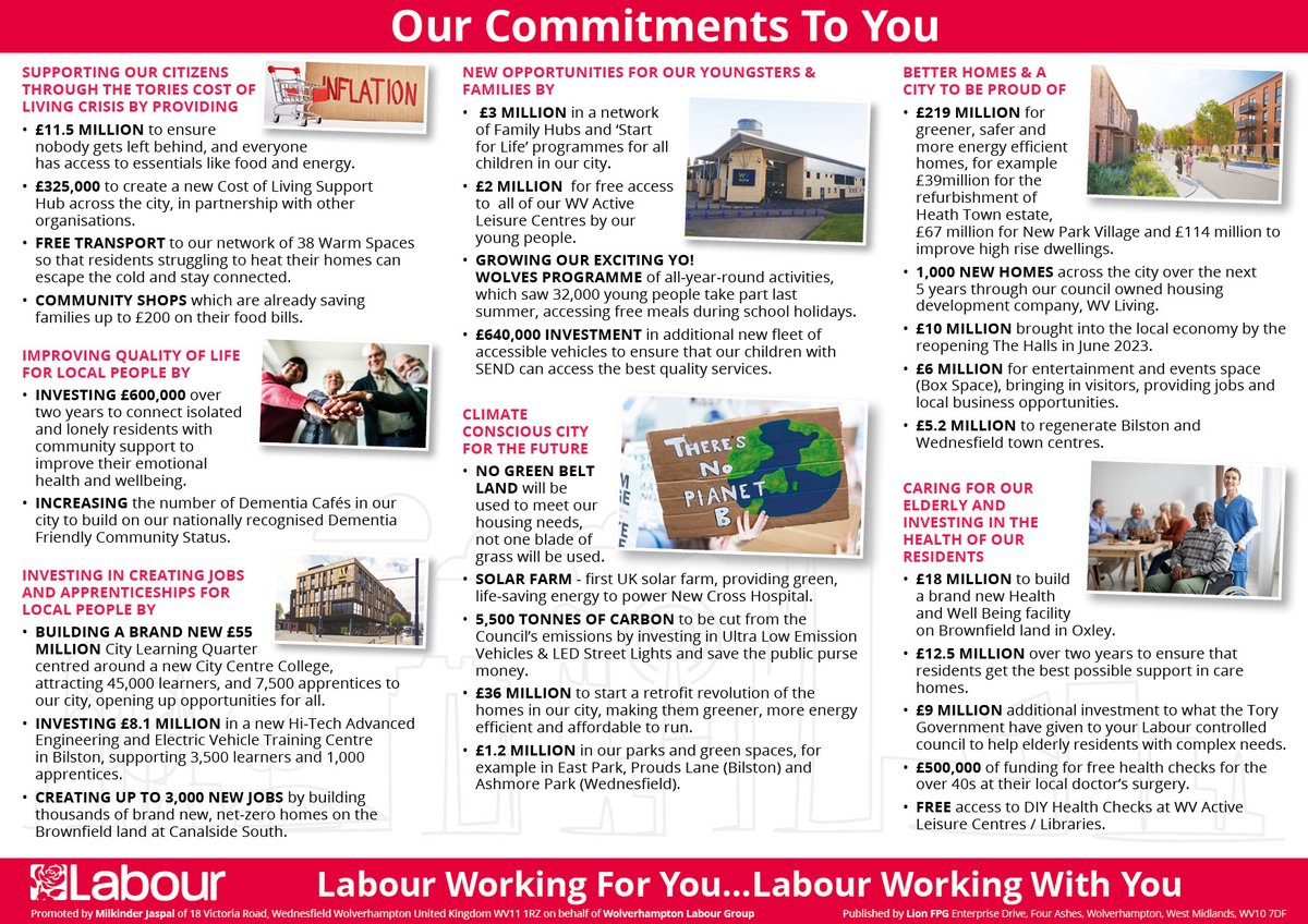 We're proud to launch <a href="/LabourWolves/">WolvesLabour</a>  Manifesto, which details our commitments to you as residents of our City. 

This is a manifesto which is costed, achievable, and deliverable.

#LocalElections2023
#Wolvesvotes
#YourVoteMatters
#GetReadyToVote