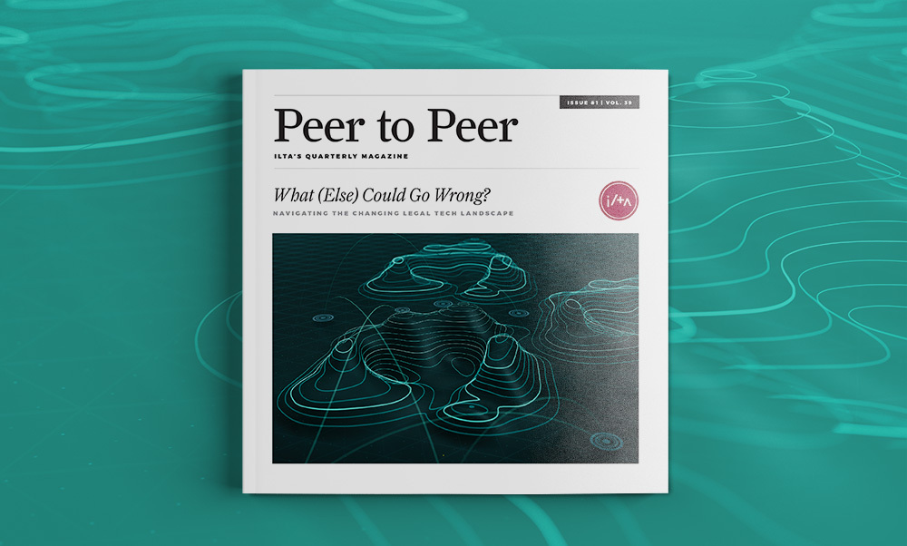 Beth Anne Stuebe (@stuebeb) on Twitter photo On Monday, we released the Spring issue of Peer to Peer! Check it out and let me know what you'd like to see in our <a href="/ILTANet/">ILTA - International Legal Technology Association</a> Summer issue! read.uberflip.com/i/1496203-spri…? On Monday, we released the Spring issue of Peer to Peer! Check it out and let me know what you'd like to see in our <a href="/ILTANet/">ILTA - International Legal Technology Association</a> Summer issue! read.uberflip.com/i/1496203-spri…?