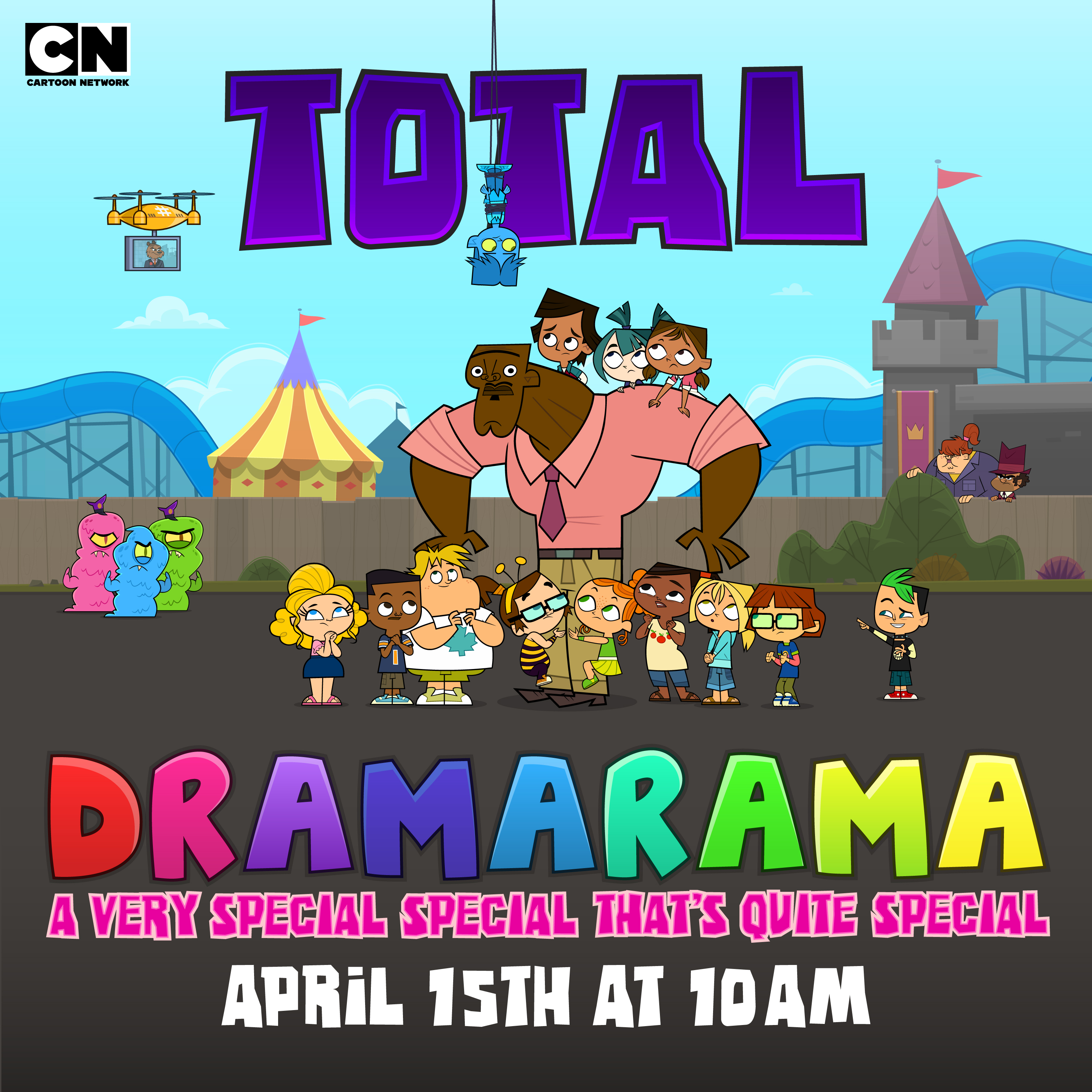 Cartoon Network on X: School's out for (a crazy) Spring Break! 🏫 🚌 Watch  the Total Dramarama: A Very Special, Special That's Quite Special April  15th at 10a on Cartoon Network! #CartoonNetwork #