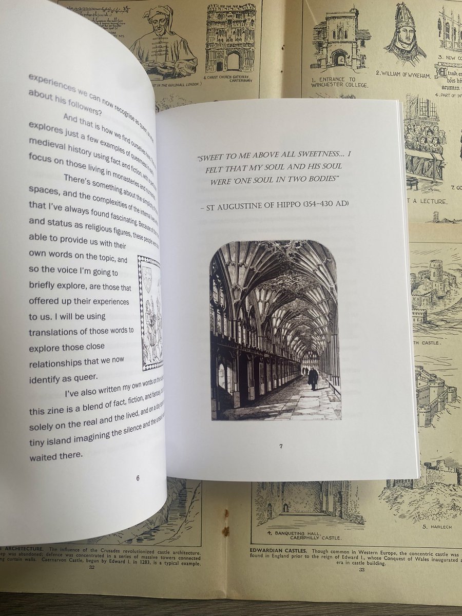 SOUL-FRIENDS: a brand new zine exploring queerness in medieval monasticism through fact and fiction 

LGBTQ+ saints, monks, nuns and more:

#queerzine #queermedieval
etsy.com/uk/listing/145…