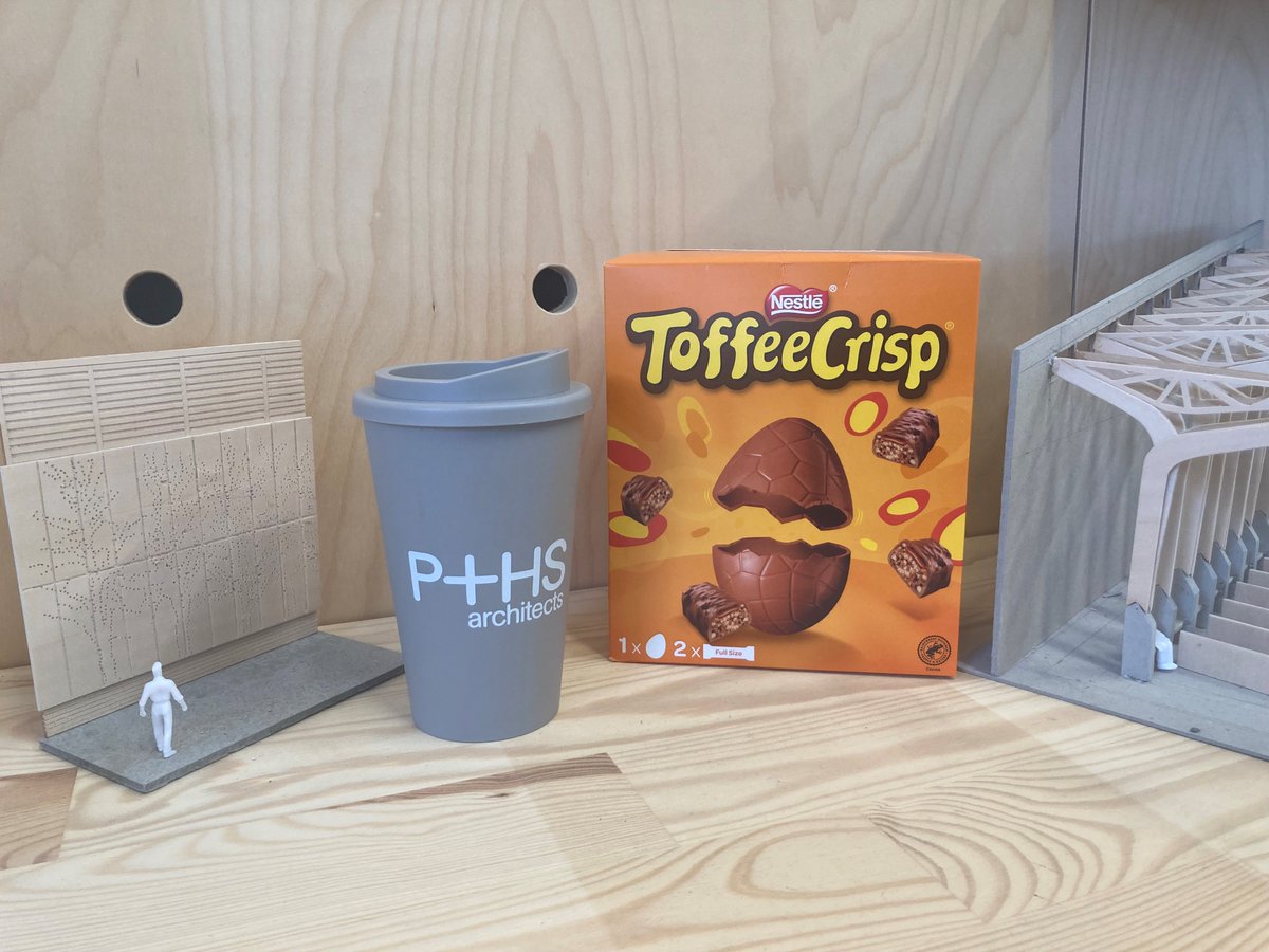 Lovely surprise this afternoon from <a href="/PandHSArch/">P+HS Architects</a>, perfect afternoon tea accompaniment! #oneteam