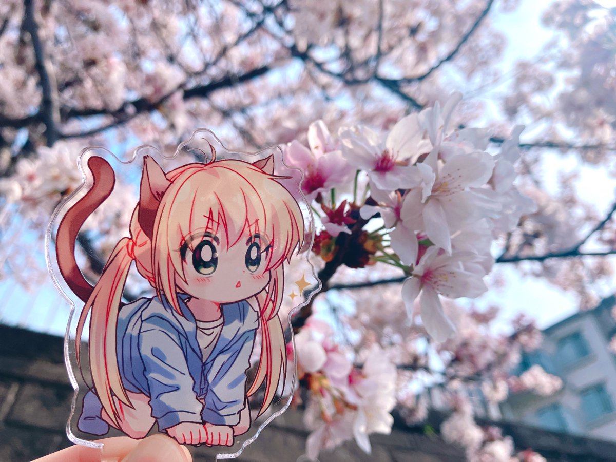 「もう大分散っちゃって寂しい!春短すぎんかね(*`-') 」|初夢(はつむ)⭐️1月中完成目指して合同ログ本制作中のイラスト