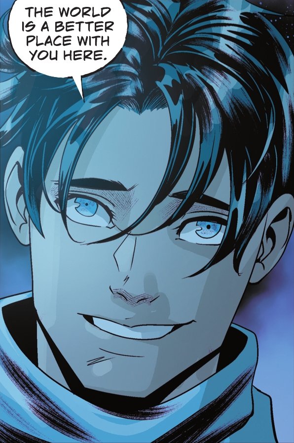 Tim has a message for you today ♥️

Panel from TIM DRAKE: ROBIN #7!!!
Colors by @LeeLoughridge

#TimDrake #Robin #dccomics #DCStudios