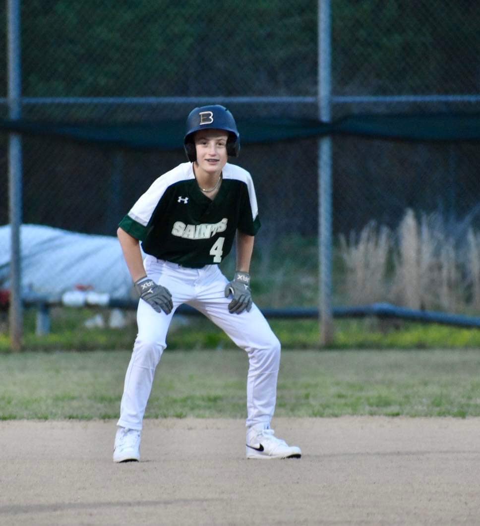 That look you make when you are hitting .571 in the Middle School league. 

Out there reppin’ his school and his org!@EasleyBaseballC @BCHS_Baseball @BCHS_Saints #2029 #elJefe
