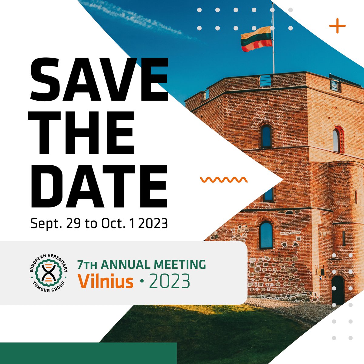 EHTGtweets (@ehtgtweets) on Twitter photo We're excited to announce that registration is open for our 7th Annual Meeting in Vilnius! Join us for 3 days of inspiring talks and discussions.
Register: tinyurl.com/57tx49mw
<a href="/GabrielaMoslein/">Gabriela Moeslein</a> <a href="/mev_dv/">Mev Dominguez Valentin</a> <a href="/CaPP3/">Sir John Burn</a> <a href="/Sanne_tenBroeke/">Sanne Bajwa - ten Broeke</a> <a href="/Adductor/">Toni Seppälä</a> <a href="/MCEcongresses/">Gabriele Sponholz</a> <a href="/escp_tweets/">European Society of Coloproctology</a> <a href="/promega/">Promega Corporation</a> We're excited to announce that registration is open for our 7th Annual Meeting in Vilnius! Join us for 3 days of inspiring talks and discussions.
Register: tinyurl.com/57tx49mw
<a href="/GabrielaMoslein/">Gabriela Moeslein</a> <a href="/mev_dv/">Mev Dominguez Valentin</a> <a href="/CaPP3/">Sir John Burn</a> <a href="/Sanne_tenBroeke/">Sanne Bajwa - ten Broeke</a> <a href="/Adductor/">Toni Seppälä</a> <a href="/MCEcongresses/">Gabriele Sponholz</a> <a href="/escp_tweets/">European Society of Coloproctology</a> <a href="/promega/">Promega Corporation</a>
