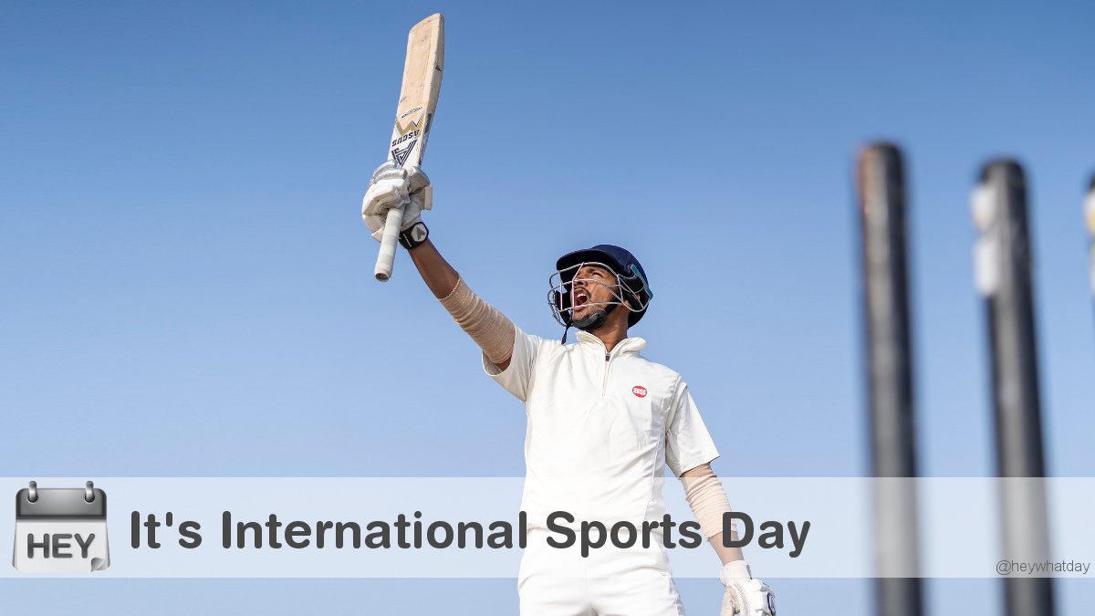 It's International Day of Sport for Development and Peace! 
#InternationalDayOfSportForDevelopmentAndPeace #IDSDP #Cricket