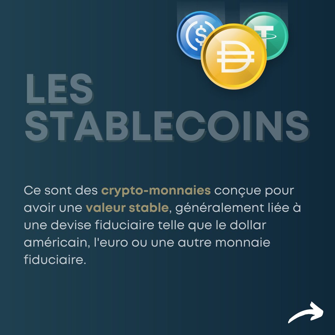 Wealthcomefr's tweet photo. Les stablecoins, ça vous parle ? 🧐
Si vous ne savez pas ce que c'est ou à quoi ça sert, il est temps de découvrir cette innovation dans le monde de la cryptomonnaie !
#wealthcome #blockchain #finance #investissement #digitalcurrency #cryptostablecoin https://t.co/oJmybnLrgZ