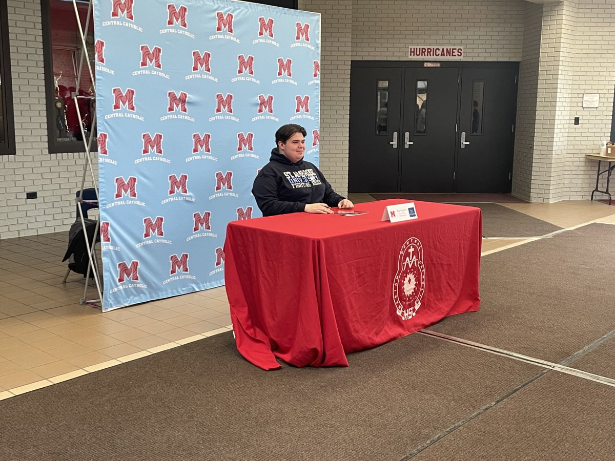 Yesterday we celebrated <a href="/RaymondHughes89/">Raymond Hughes</a> and <a href="/ryders1524/">Ryder</a> for signing their letters of intent to play college football! Ryder will be continuing his career with <a href="/LorasCollegeFB/">Loras College Football</a> and Ray will play football and wrestle at <a href="/SAUBEES/">Fighting Bees Athletics</a> #CanesInCollege #OneHeartbeat
