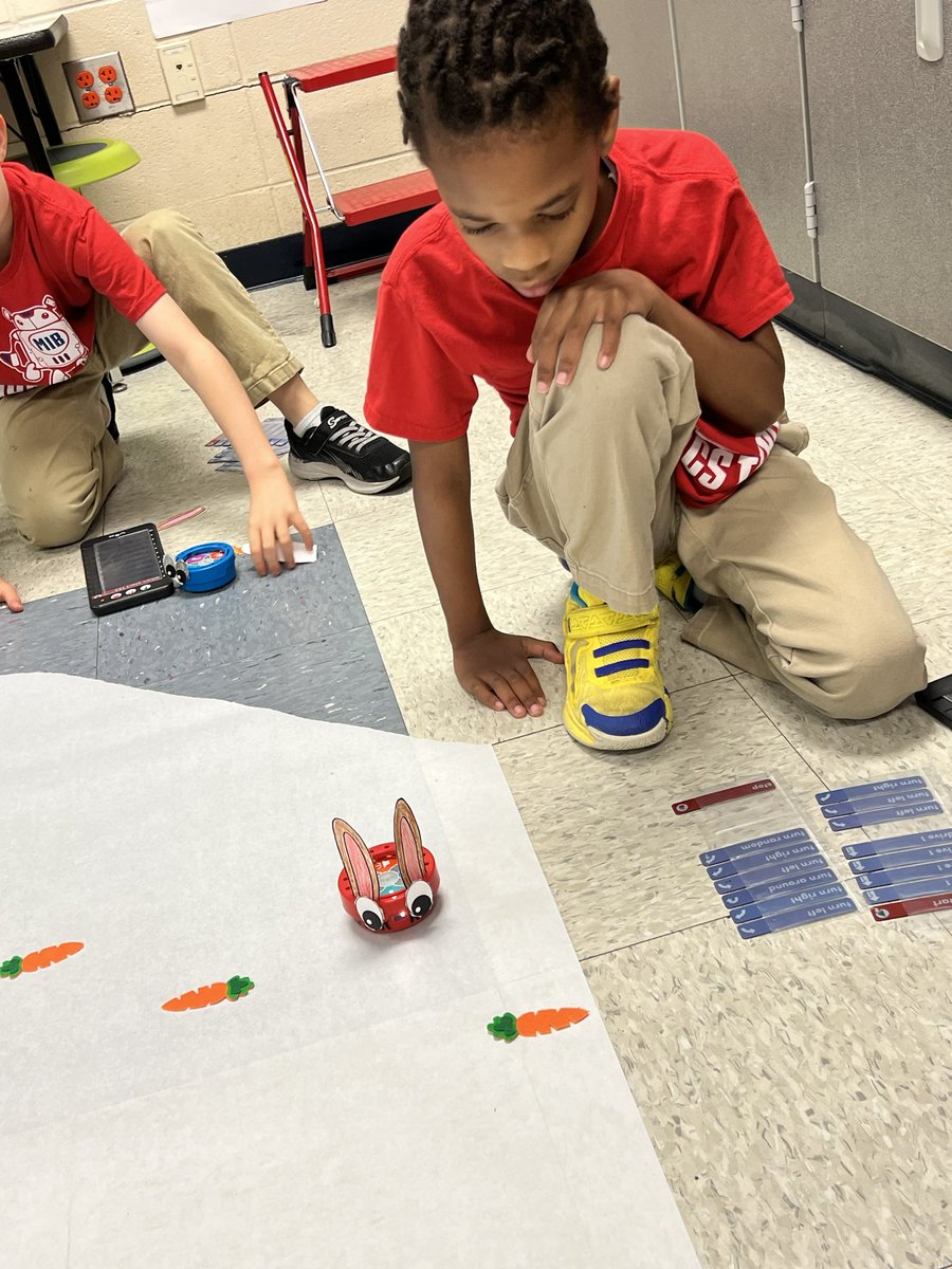 Kellie Lawrence (@mslawrencemps) on Twitter photo After reading the book “How to Catch the Easter Bunny”, students on <a href="/academy_ib/">MacMillan"IB"Academy</a> K-2 Robotics team coded their “bunny-bots” through a field of carrot traps! There’s no catching these bunnies! <a href="/MPSAL/">Montgomery Public Schools</a> <a href="/MPSEdTechnology/">MPS EdTech</a> After reading the book “How to Catch the Easter Bunny”, students on <a href="/academy_ib/">MacMillan"IB"Academy</a> K-2 Robotics team coded their “bunny-bots” through a field of carrot traps! There’s no catching these bunnies! <a href="/MPSAL/">Montgomery Public Schools</a> <a href="/MPSEdTechnology/">MPS EdTech</a>