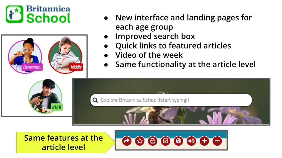 Digital Content Coaches TDSB (@tdsb_dcc) on Twitter photo Did you notice?
Britannica School has a new look and feel! New interface, improved search function, same features and tools at the article level. Check it out!
<a href="/tdsbVL/">TDSB Virtual Library</a> Did you notice?
Britannica School has a new look and feel! New interface, improved search function, same features and tools at the article level. Check it out!
<a href="/tdsbVL/">TDSB Virtual Library</a>