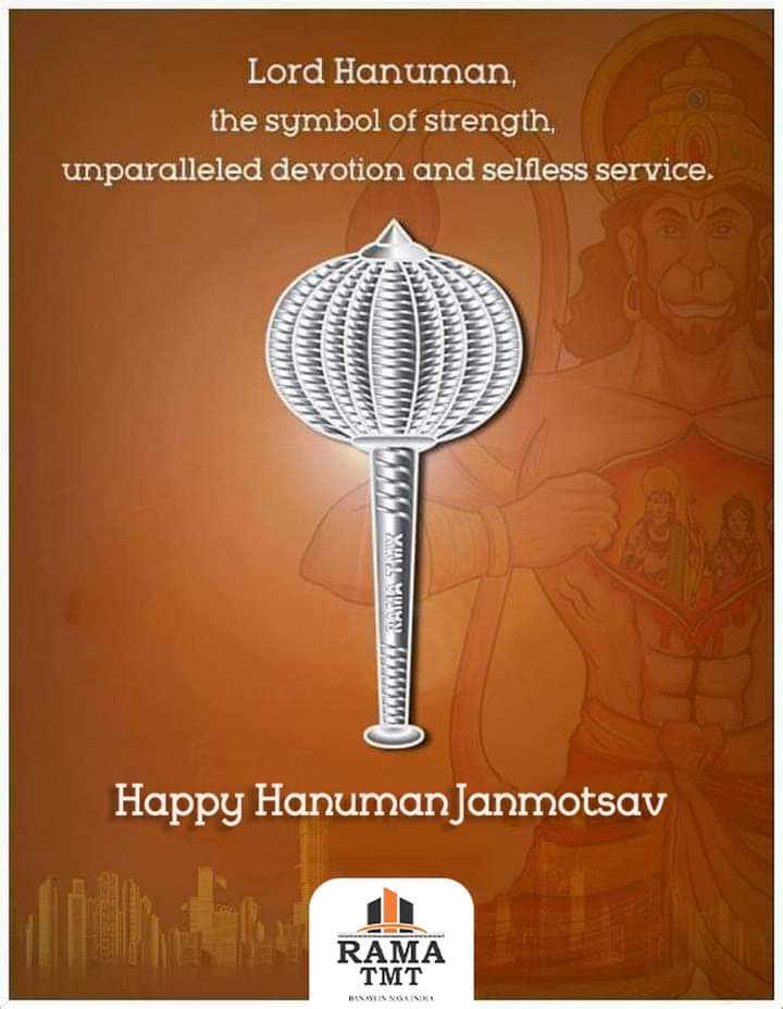 RAMATMX500's tweet image. On the auspicious occasion of Hanuman ji Janmotsav, may you be blessed with strength, courage, and wisdom. Lord Hanuman ji bless you with peace, prosperity, and happiness on this auspicious occasion of his Janmotsav.
#HappyHanumanJanmotsav 
#ramatmtrebar 
#banayeinnayaindia