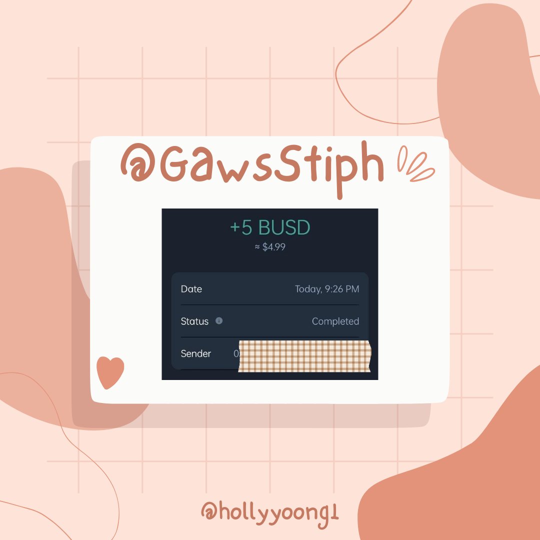 hollyyoong1's tweet photo. 💌: @GawsStiph #TYstiph
prize received, thank you so much po!
also to the sponsor and @MagicOfCrypto for sending the prize!(◍•ᴗ•◍)✧*。 https://t.co/qvvGmhWCWp
