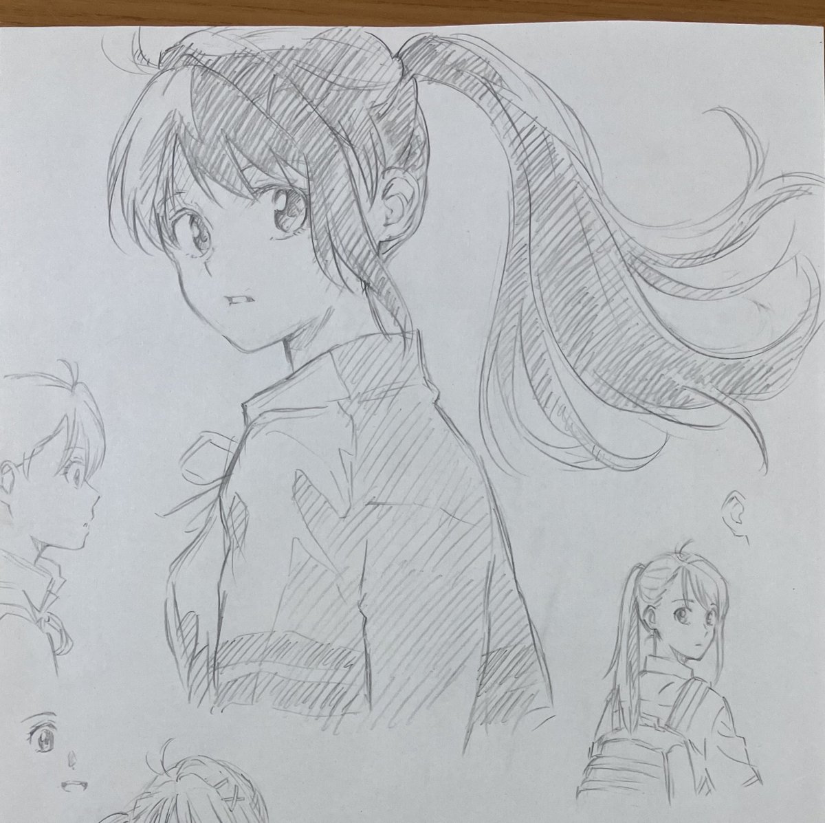🌱🛎️描きたくて最近は模写してお絵描き楽しんでます。絵柄全然違うのでとてもとても難しい……案の定草さん芹さんに苦戦してる……身体逞しいぜお兄さん達(そこが良い) 