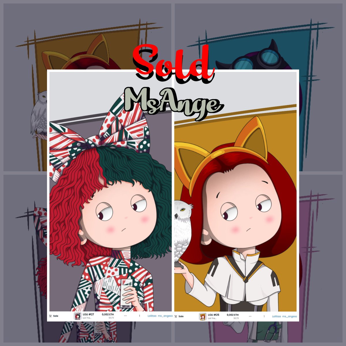 SVNteenGIRL's tweet photo. OMG π 2 SOLD πππ
#lolinft 2 Sold ππ by amazing people π₯π
Thank you so much π₯π₯
Top Holder π₯
@msangexo_ 5x
Let's go follow ππ
Only 2 left ππ
https://t.co/lqzoIVRdkf
Thank you so much πππ
#lolinft #NFTs #VERTICALNFT #GlitchGang https://t.co/gA1pMMrl51