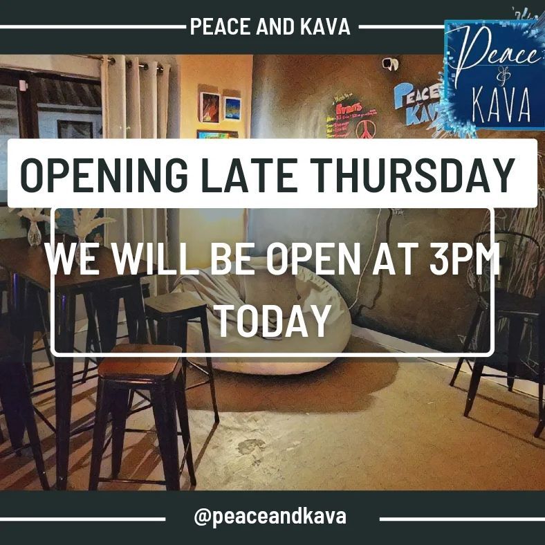 Opening at 3pm today. 4/6/23