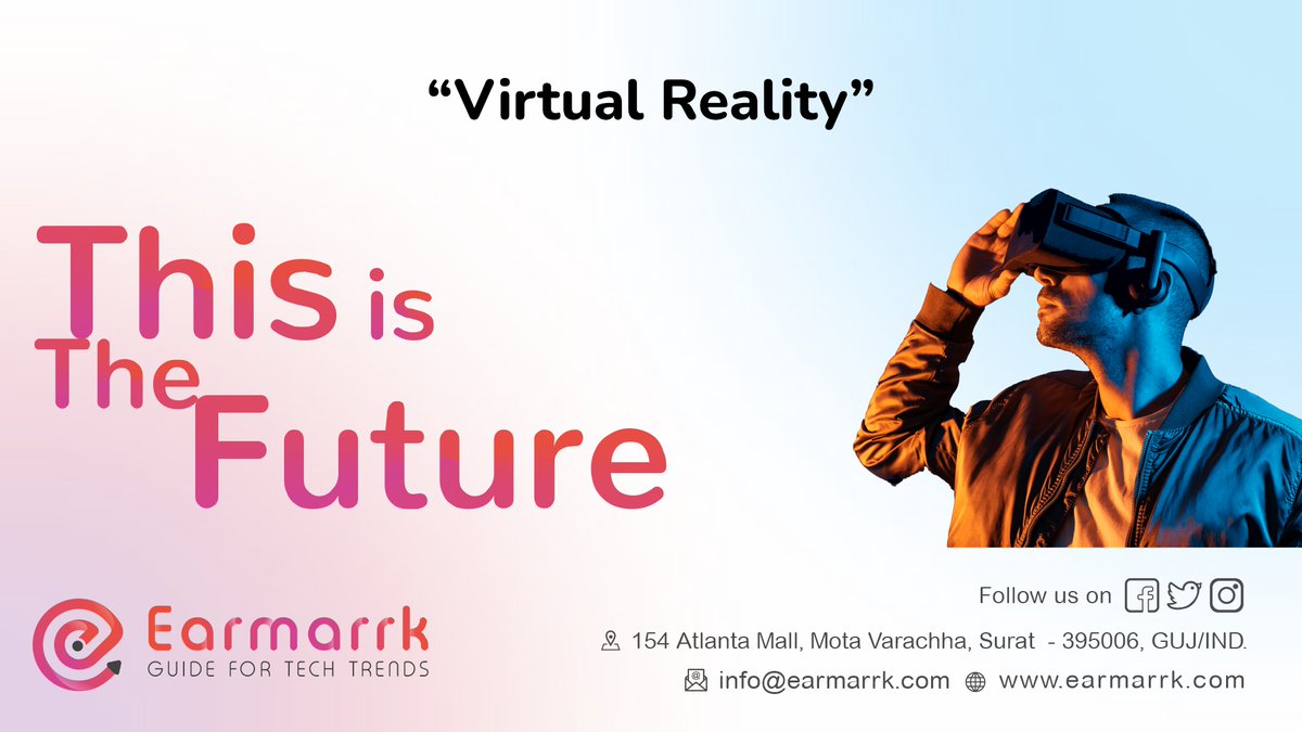 earmarrk's tweet photo. "Immerse yourself in the world of Virtual Reality with Earmarrk's VR development services. Our team of experts can help you create unforgettable VR experiences that take your business to the next level. Contact us today to learn more!"

#VirtualReality #VR #AugmentedReality #AR https://t.co/FwIx9C2yNS