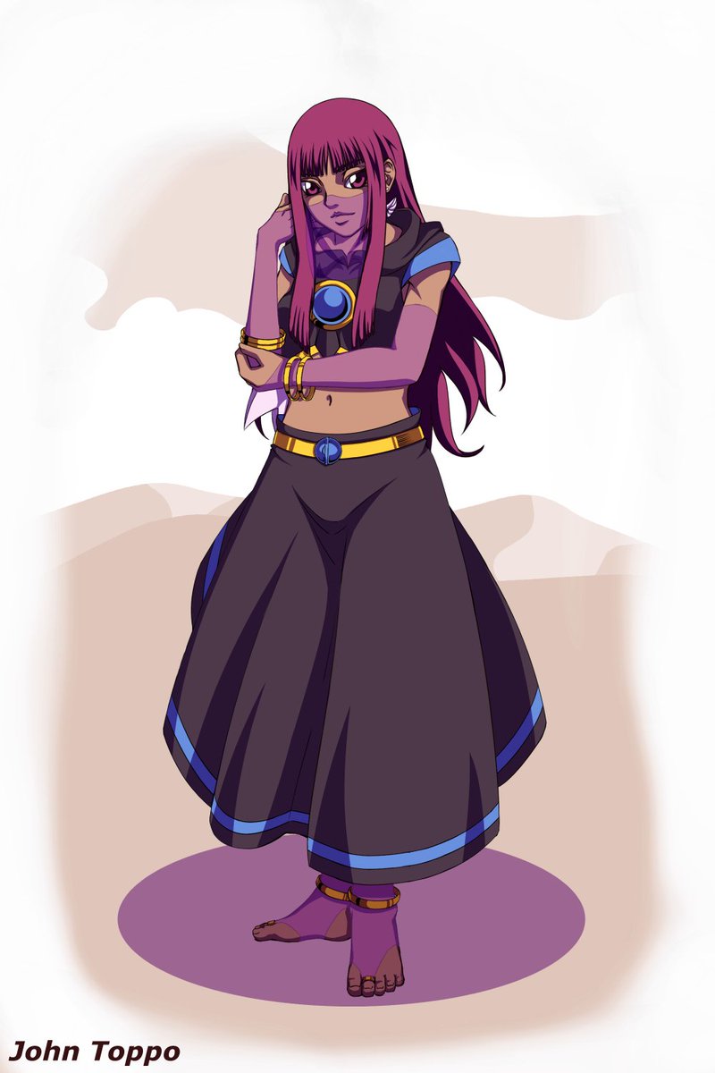 JohnToppo13's tweet photo. A desert themed design for Violet.
#anime #animeart #art #digitalart #illustration #drawing #characterart #characterdesign #digitalillustration https://t.co/bvB7BvP7hE