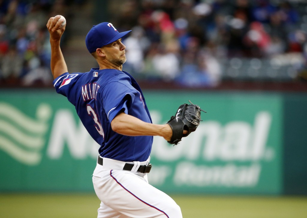 Texas Rangers Baseball History on Twitter "4/7/18 Mike Minor pitched 2 hit ball over 6 innings