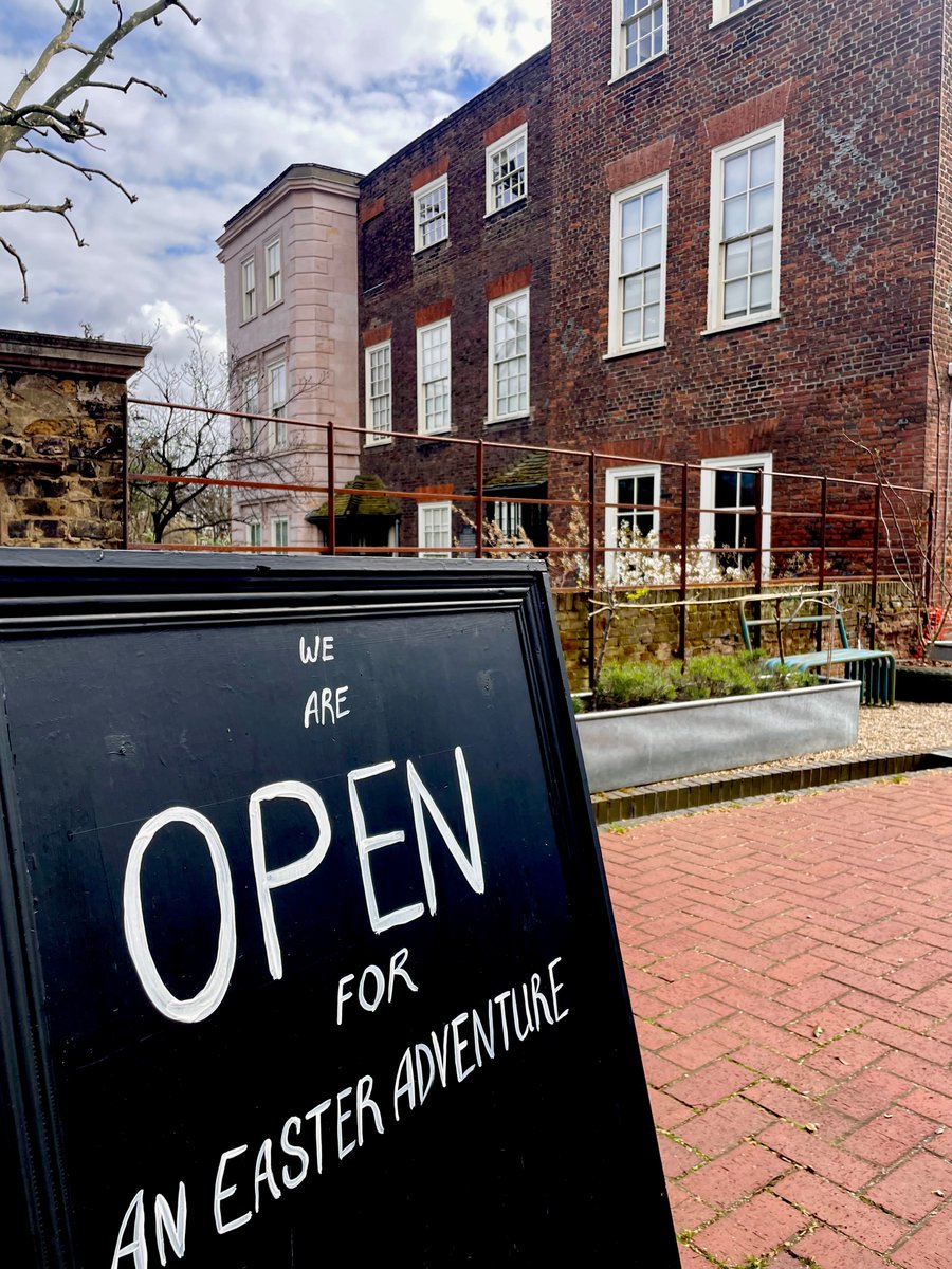 We're open today! Come and join us for 10 time-hopping stops on our Easter trail, from historic games to hot cross spices. We have an artist-led craft session, and a chocolate or free-from egg to top off each trail. House admission + £3 per trail, #nationaltrust members go free.