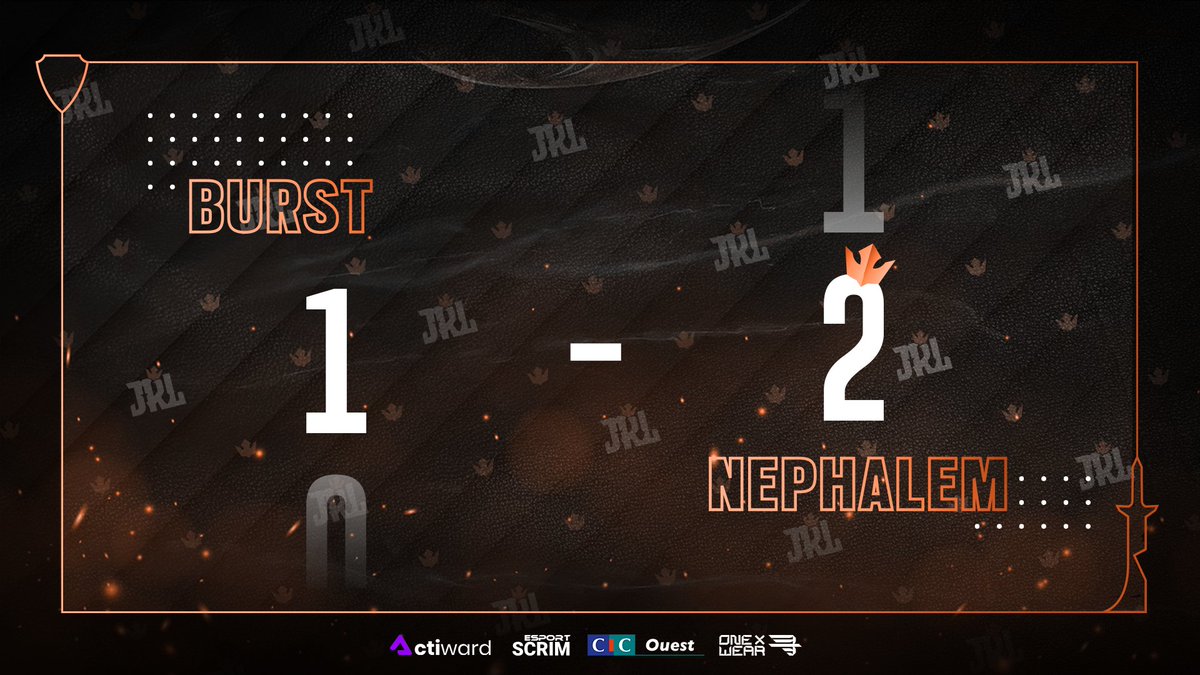 📢Voici le résultat du deuxième match des playoffs de la JRL !   

⚔️Les Nephalem ⁉️ triomphent pour la première fois, dans cette ligue, face aux Burst🔥! 

🎉Ils se qualifient donc pour la finale ! 

📺Vous pouvez retrouvez le replay de ce match ici : twitch.tv/videos/1781973…