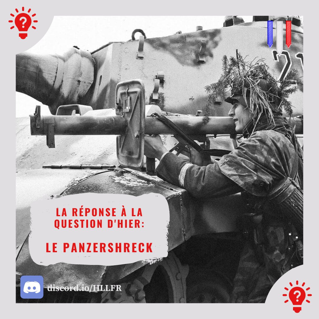 FranceHll's tweet photo. Le Raketen Panzerbüchse ou Panzerschreck était un lance roquette antichar redoutable en 1944 et 1945. Il a été produit en 314 895 exemplaires. 
Avec ses 9,25 Kg (11 Kg avec le bouclier), il avait une portée de 150 mètres et pouvait percer 20 cm de blindage sans problèmes. [1/4] https://t.co/21aaPvCCPB