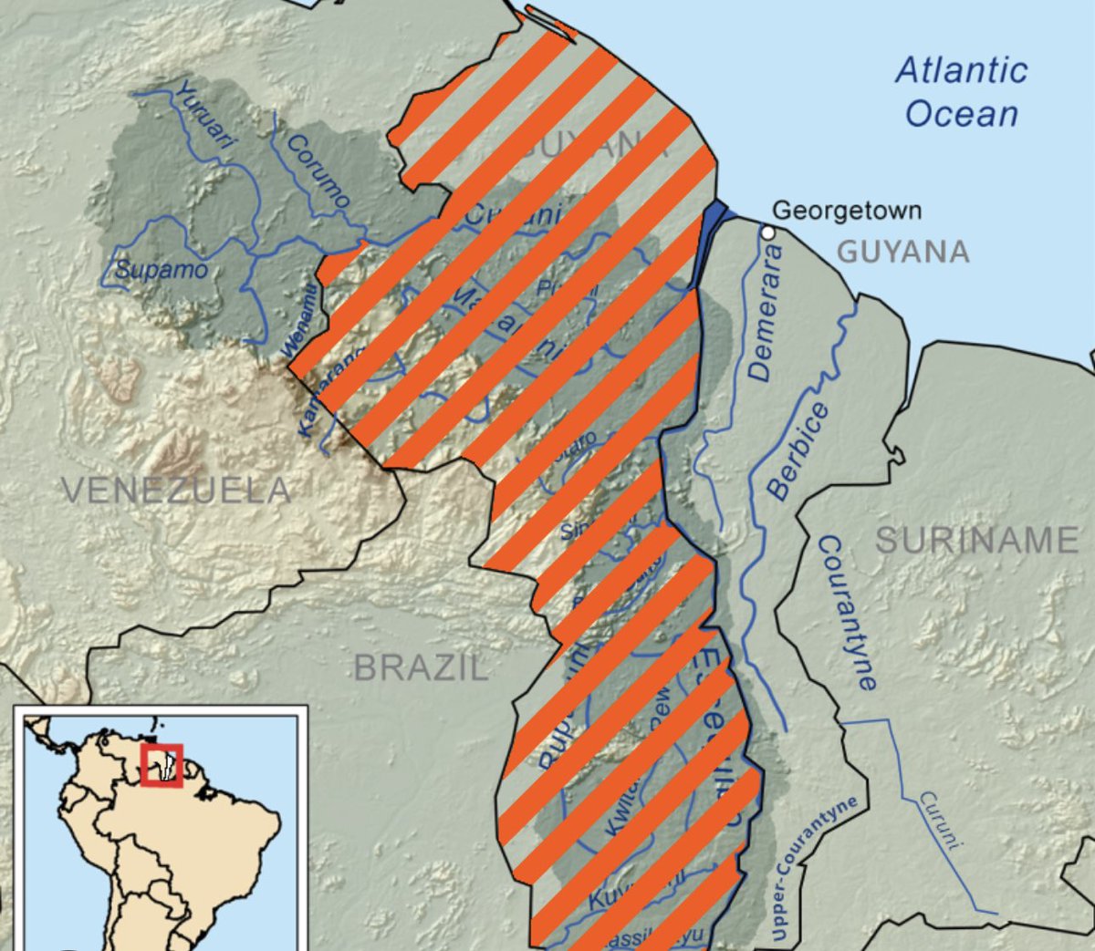 migralegalusa's tweet photo. #ULTIMAHORA La Corte Internacional de Justicia (CIJ) falló en contra de Venezuela, al rechazar la excepción preliminar planteada por el gobierno de Nicolás Maduro en el caso relativo al Laudo Arbitral del 3 de octubre de 1899, en el diferendo con Guyana por el Esequibo.#6Abr https://t.co/0OZgoOpH1k