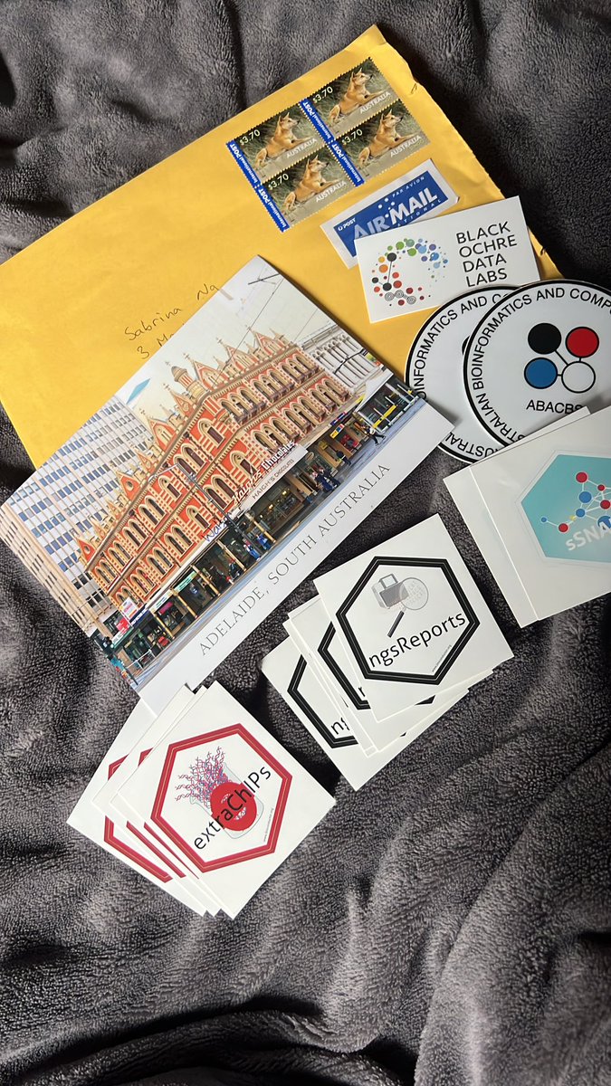 PNgsabrina's tweet photo. The best mail received on a day before Easter holiday! ๐ญ from my earliest , stellar mentors/supervisors in Bioinformatics @StevePederson8 @watsonhaigh Rick Tearle @wessidepraxis to colleagues and friends @NaSai_Charlotte @NhiHin @baerlachlan ;from @abacbs @BlackOchreOmics
(1/2) https://t.co/ZCfDB39x5n