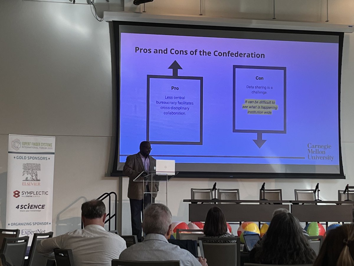 Centralized or decentralized systems across university campuses? Interesting view by Jason Glenn 
Director, RIM Services, 
⁦<a href="/CarnegieMellon/">Carnegie Mellon University</a>⁩ ⁦ #EFSForum