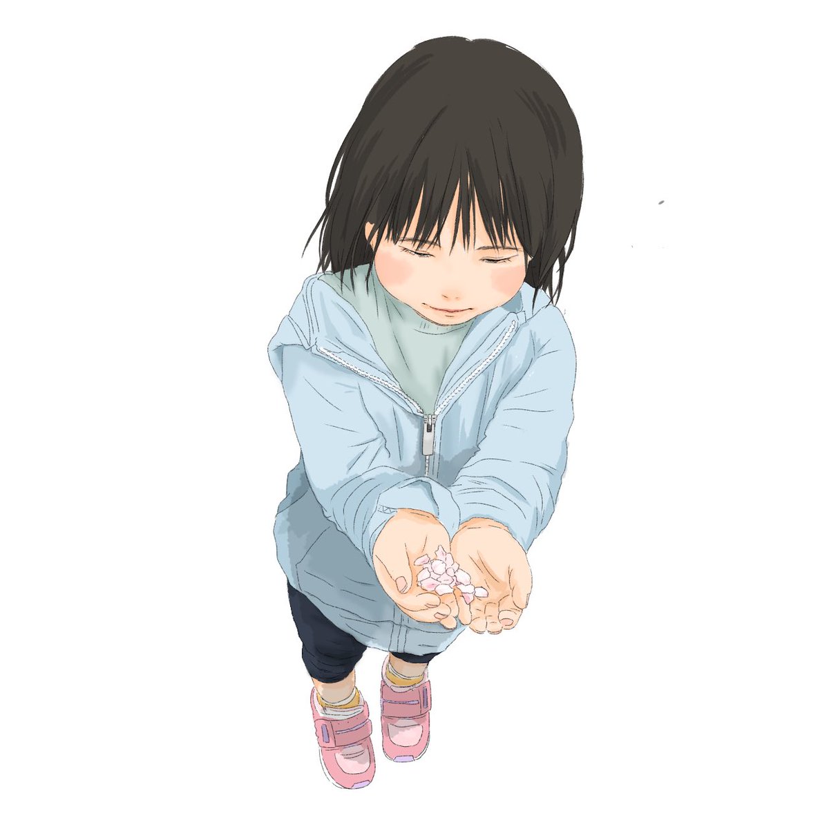「塗り塗り  」|めめ🍮のイラスト