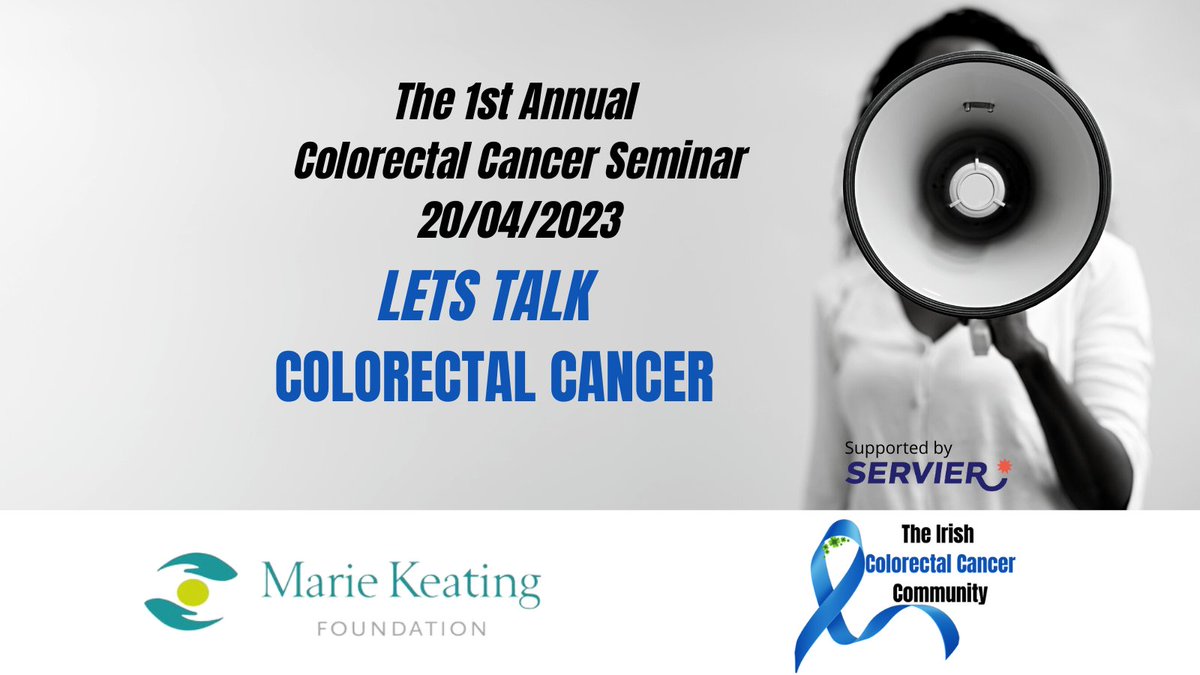 2 week countdown to our 1st Let's Talk Colorectal Cancer Seminar on 20th April in Cork  registrations open at <a href="/MarieKeating/">Marie Keating Foundation</a>
