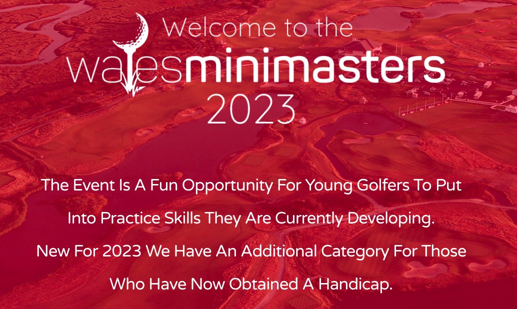 It's Masters Weekend and so that means its time for the return of the Wales Mini Masters for our 14th season. In addition for those beginning the game we now have a separate event for those with handicaps between 14 - 28. Visit walesminimasters.co.uk @wales_golf @Asbrigolf