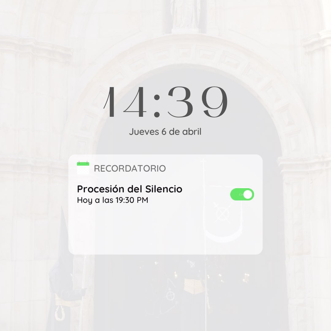 Os esperamos a todos esta tarde en la Iglesia de San Pablo a las 19:30