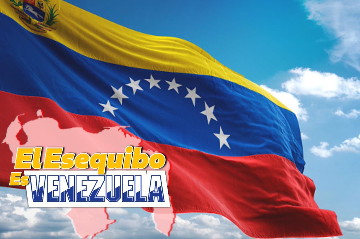 leoalvacabrera's tweet photo. #6Abril 
El Sol De Venezuela nace en el 
Río Esequibo. 
#ElEsequiboEsVenezuela 
@NicolasMaduro @dcabellor @PartidoPSUV @ConElMazoDando @PsuvAragua_ofic @FidelVsquezPSUV https://t.co/9ozsLsw2CA