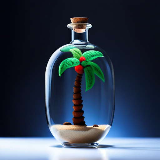 PickaPicTweet's tweet photo. Palm Tree in a Bottle, Whimsical, Adorable, Miniature, Handcrafted, Textured, Needle-Felted, Glass Blowing, Transparent, Organic, Artisanal, Suzy Ultman, Hine Mizushima, Samantha Cotterill 
https://t.co/oCPJiwbusm
Generate cool images for free and contribute to open science! https://t.co/gOaSS8zTk0