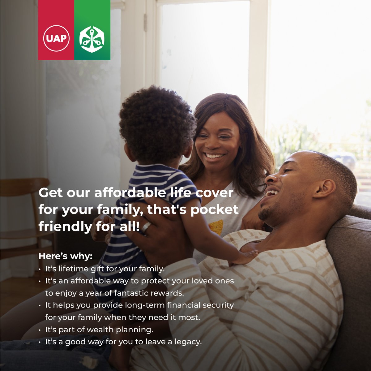 UAPOldMutual_SS's tweet photo. Get life cover for your family with our affordable life cover that's suitable for low-income earners.
For more details, please call us on our 24/7 call Centre lines: Toll-free 2211| +211 920 900 000|+211 912 112 211 or visit https://t.co/PN5DWSHk6j
#LifeAssurance https://t.co/soAzB9jjNr