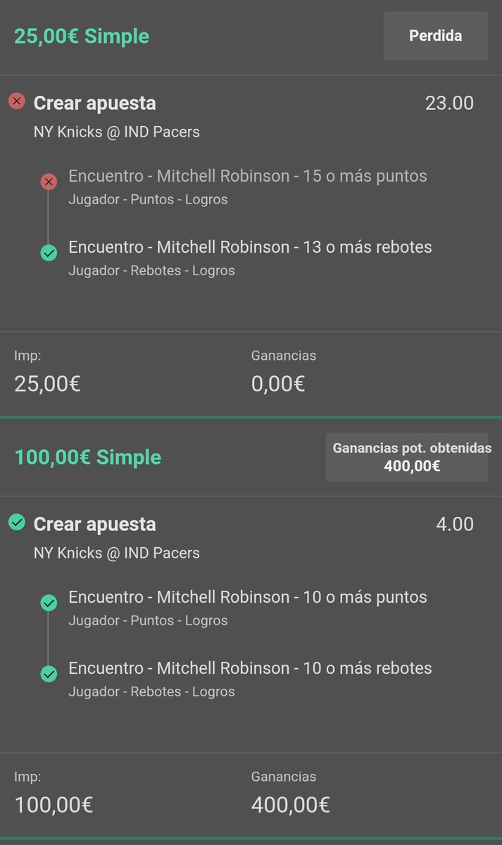 2bets's tweet photo. Bombazo agridulce anoche en el canal, Mitchell Robinson podría haber metido 20 puntos fácilmente, necesitaba solo 15, falló 3 mates, 7 Tiros y 5 tiros libres.

Aún así nos quedamos a 1 punto de la escalera entera y sumamos 10 unidades.

Lectura de 10 🏀 https://t.co/h1cGVwPFse