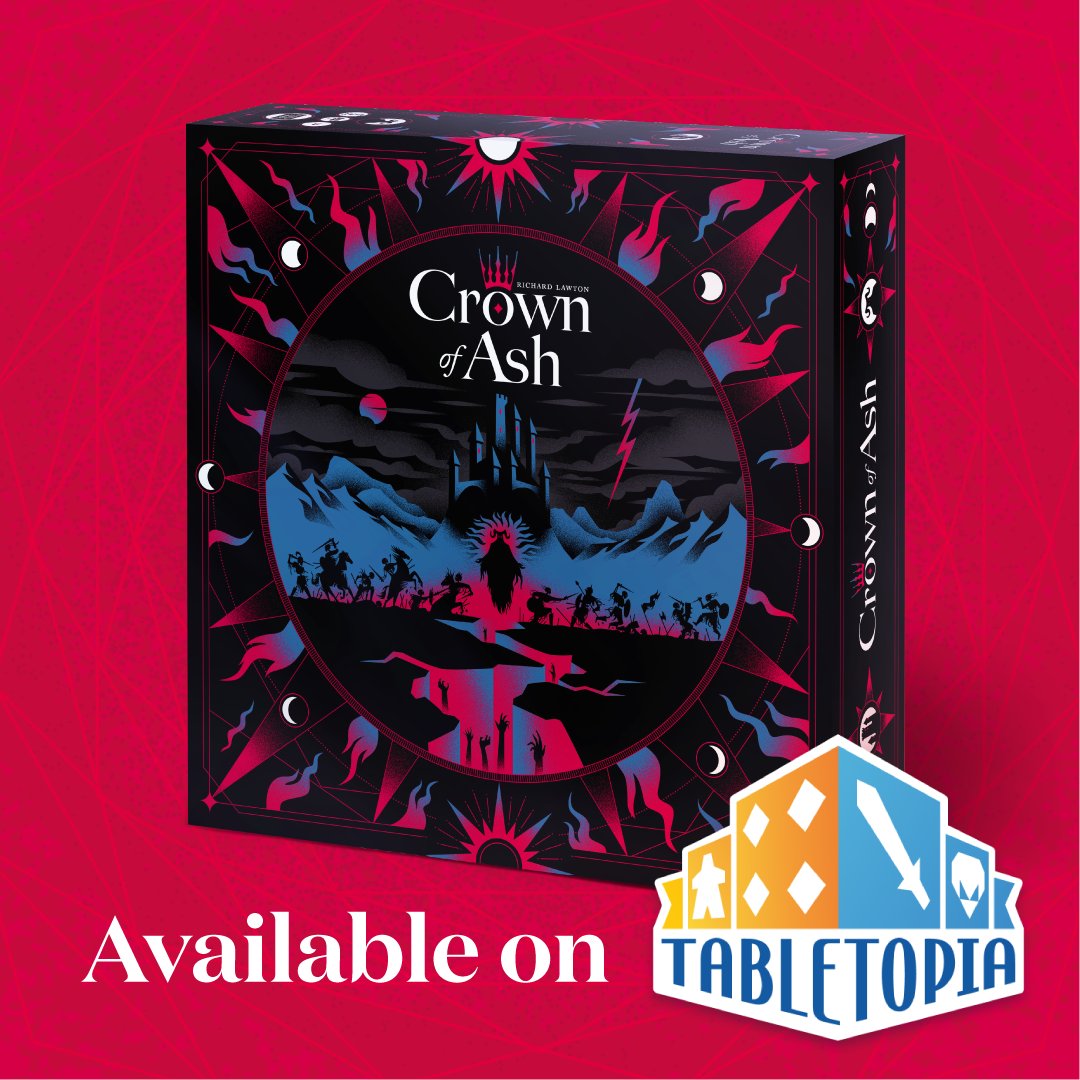 🎲👑 Are you ready for a post-apocalyptic showdown? 👀🔥

"Crown of Ash" is set in a desolate world where players compete for the throne using wits and strategy. Will you emerge victorious? tabletopia.com/games/crown-of…
