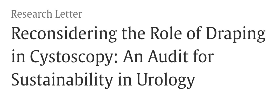 BelliveauSeb's tweet photo. Latest pub looking at #PPE waste in #cystoscopy out in @EUplatinum !!🥳🌍

Absolute pleasure to have the mentorship of @MelAubeMD &amp; @fadl_hamouche of @mcgillu to impact #sustainability in #urology.

Read it here: https://t.co/P7S1B1msR6 https://t.co/vJ1pTZSnJr
