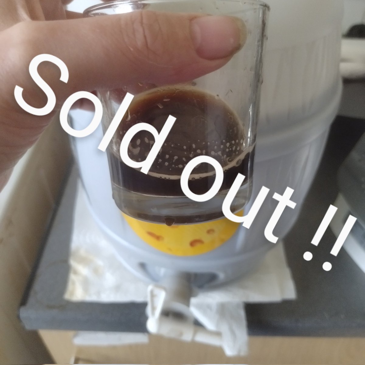 CraftAshmore's tweet image. Chocolate stout sold out 🍫