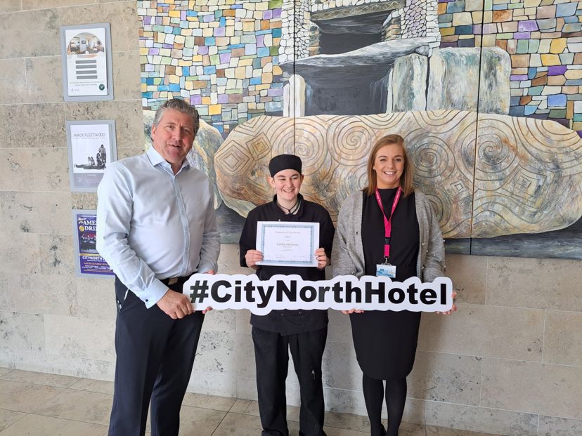 Congratulations to our Employee of the month for March - Caitlin Atkinson, pictured with our General Manager Ciaran O'Donovan & HR Manager Jodie Mullen #welldone #employeeofthemonth #appreciation