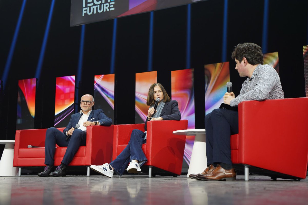 #TechForFuture - « L'ensemble de la société doit s'emparer du sujet de l'IA. Mais je suis prudente, nous sommes à un stade trop précoce pour le mettre dans la main de gens qui la comprennent un peu moins bien » 

💬<a href="/Isabelle_Ryl/">Isabelle Ryl</a>, directrice de PRAIRIE, chercheure à <a href="/Inria/">Inria</a>