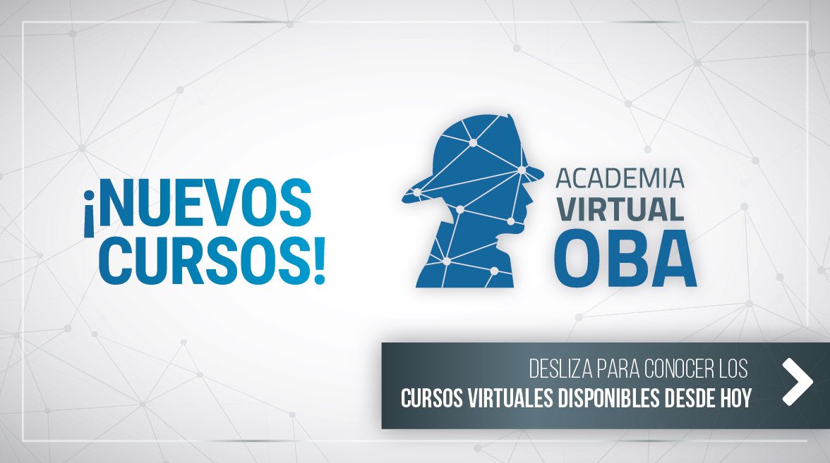 ¡Ya publicamos los cursos disponibles en el segundo trimestre de nuestra Academia Virtual OBA! 

Súmate a los más de 29.000 bomberos y bomberas que se han capacitado con nosotros este 2023. 

Link aquí: bit.ly/av-oba