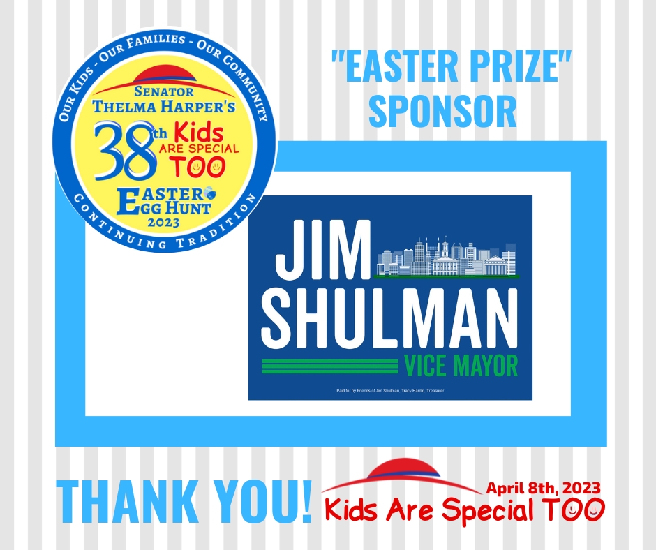 Team4Harper's tweet photo. #HatsOff and thank you to @Jim4ViceMayor
for being one of our #EasterPrize sponsors. Our kids will be hunting for some great prizes due to his support. ππ₯³ #KidsAreSpecialToo #HarperHighlights https://t.co/7usBCCkKJU https://t.co/TYdbT6s0Te
