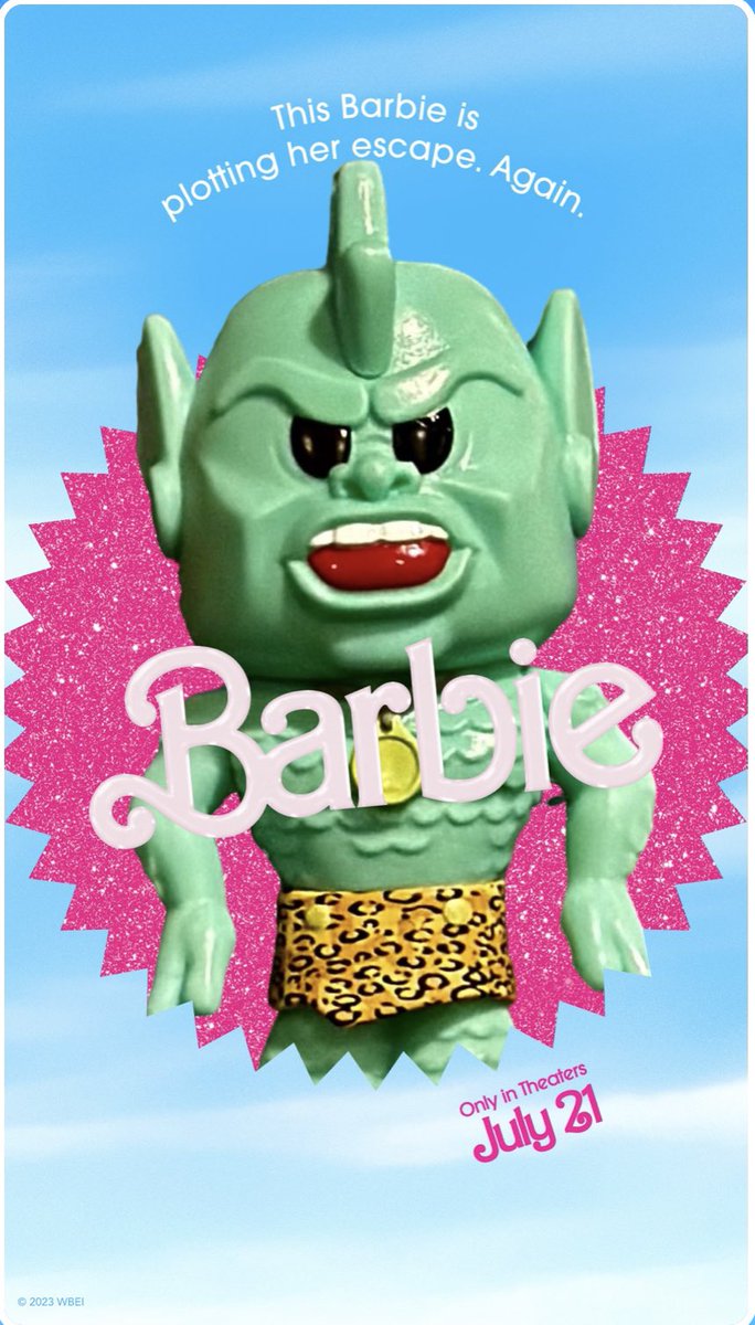cooltoysbro's tweet photo. I don’t know about this … 🤨 #barbie #BarbieMovie #Barbiememe #barbieposter #barbiepostergenerator #greatgarloo #funko #funkopop https://t.co/e9fMk97cai