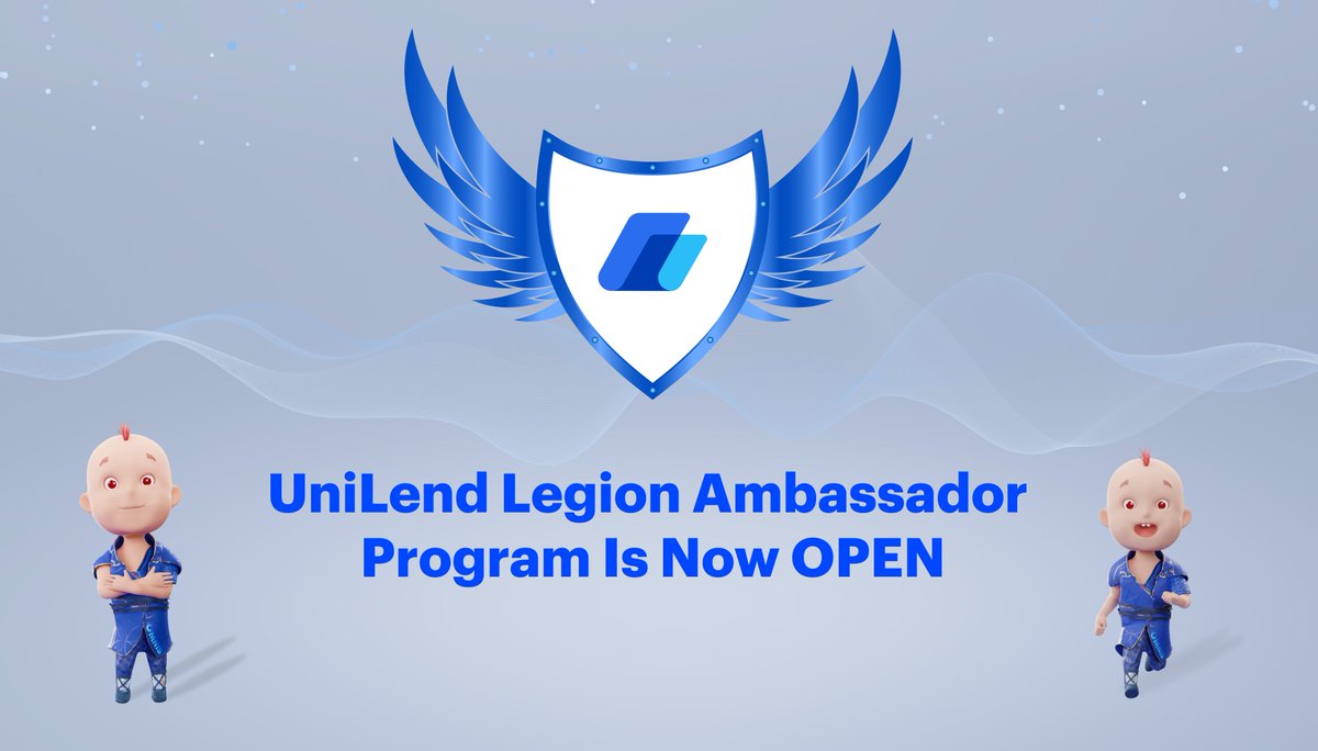 UniLend_Finance's tweet photo. 1/🚨Attention DeFi enthusiasts🚨

UniLend Legion Ambassador Program is now OPEN🔥

😎Become part of the coolest #DeFi squad &amp; revolutionize the space!

Level up your #web3 game! Apply now➡️ https://t.co/6d5eg0NHOH https://t.co/wX3F3CoInE