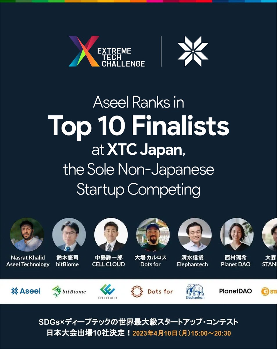 ASEELApp's tweet photo. We've made it to the Top 10 Finalists at XTC Japan, and we couldn't be prouder to be the sole non-Japanese startup competing in this prestigious event. 

As we continue to break barriers and redefine the limits, we're grateful for the support of our amazing community. https://t.co/udAv9ArB20