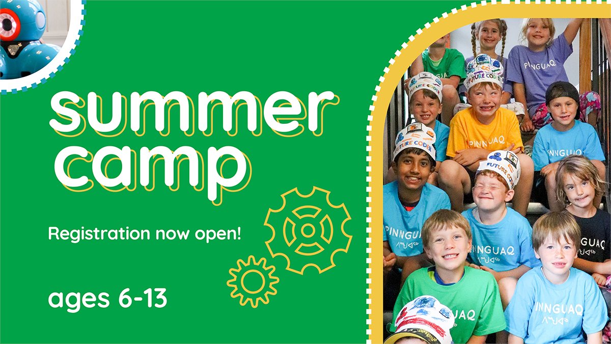 Registration is OPEN for our Summer Creator Camps! 🎉🎉 Space is limited - head to 👉 go.pinnguaq.com/Camps now to reserve your spot for one of the great camps we have lined up for this summer! #SummerCamp #CKL #KawarthaLakesCamp