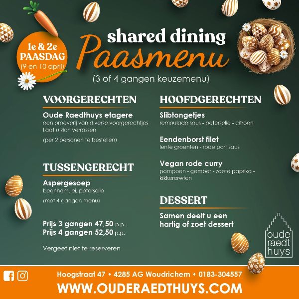 Vier pasen bij 't oude Raedthuys - mailchi.mp/65972b5face1/v…