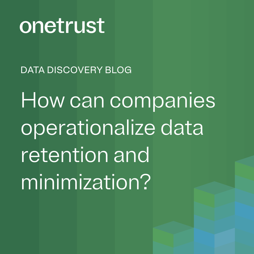 OneTrust's tweet photo. One of the pillars of #DataDiscovery is establishing ways to minimize your organization's data footprint. 👣
Discover the steps your business can take to minimize data and how to integrate them into your processes seamlessly. https://t.co/NUjePnI12C
#OneTrustDataDiscovery https://t.co/Miqi3b1pBL