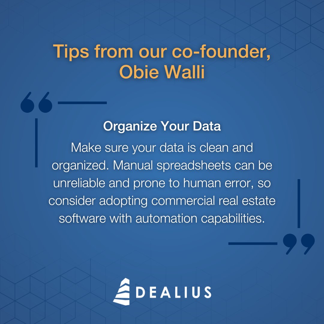 Tip of the week from our co-founder, Obie Walli.

Connect with us👉: bit.ly/42Jtvux

#BMP #BrokerManagementPlatform #KPI's #CRE